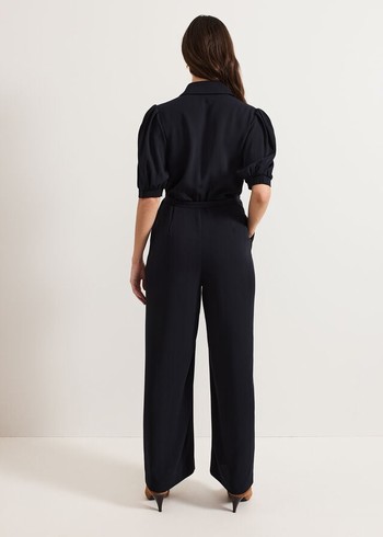 Phase Eight Candice Zip Jumpsuit Navy Canada | WDYFIZ-126